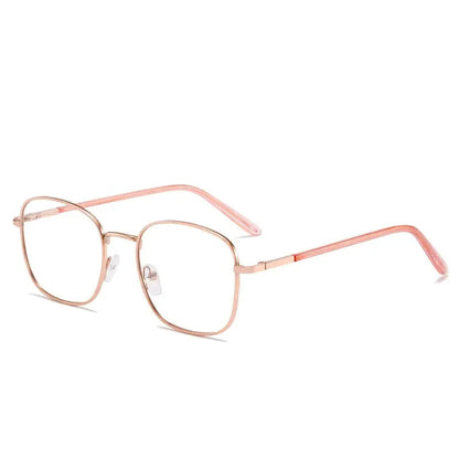 CG2 Metal Square Photochromic Glasses — Rose Gold option