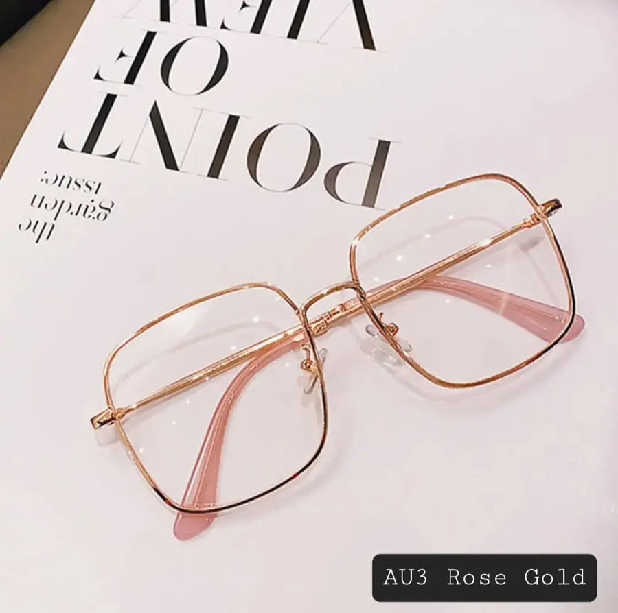 AU3 Rose Gold Photochromic Glasses — Rose Gold option
