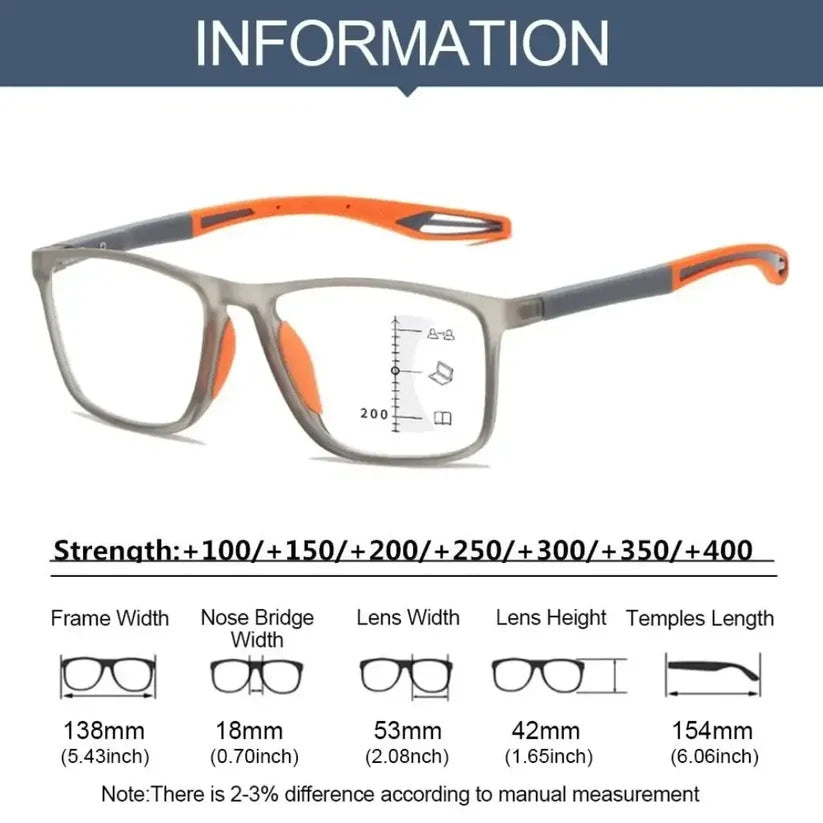 Men's Progressive Reading Glasses UAE — view 8