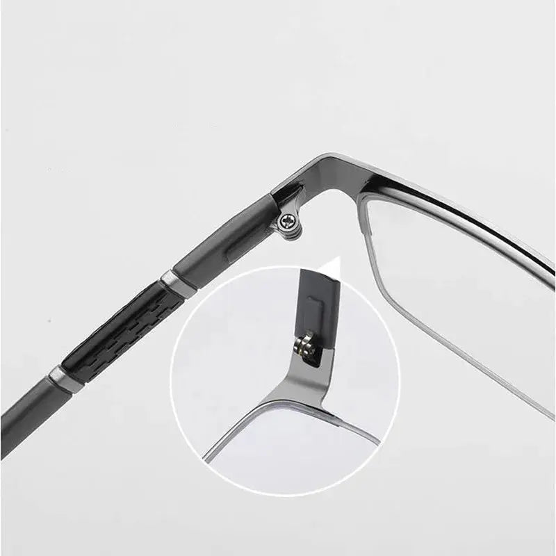 Half-Rim Metal Reading Glasses — view 7