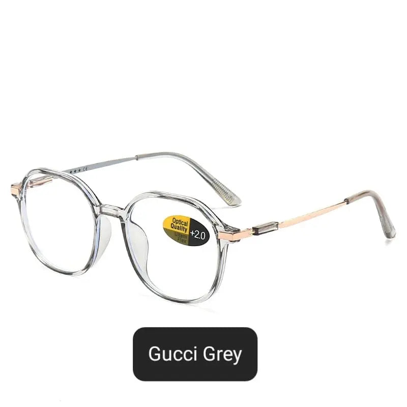 Round Geometric Reading Glasses — view 1