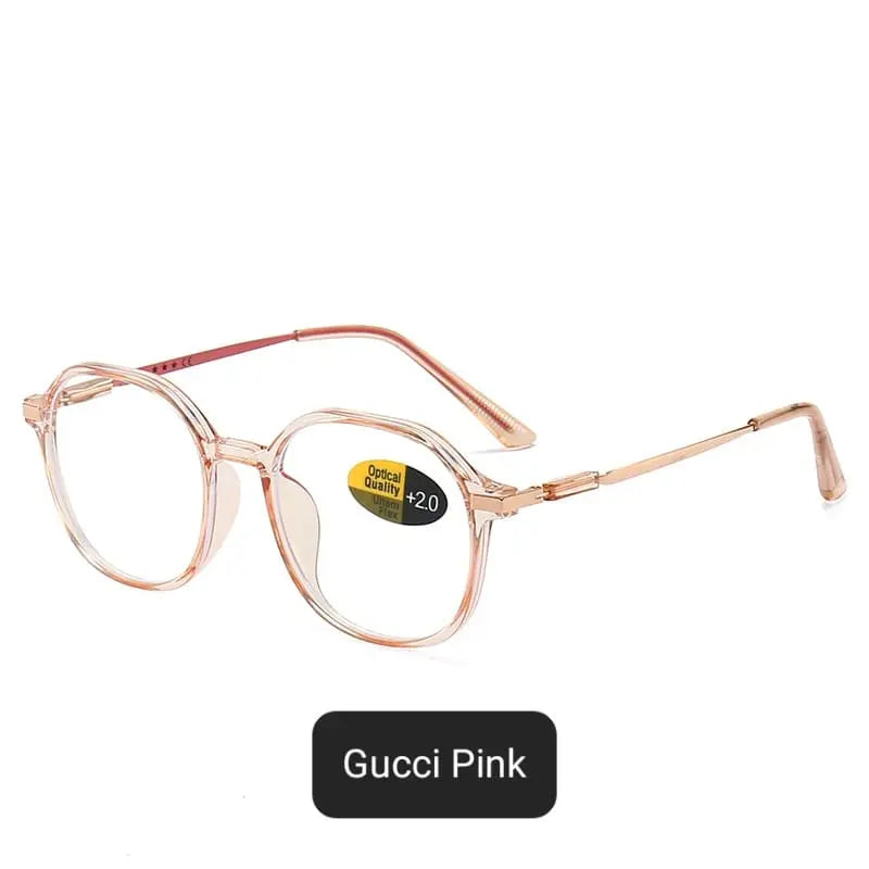 Round Geometric Reading Glasses — view 3