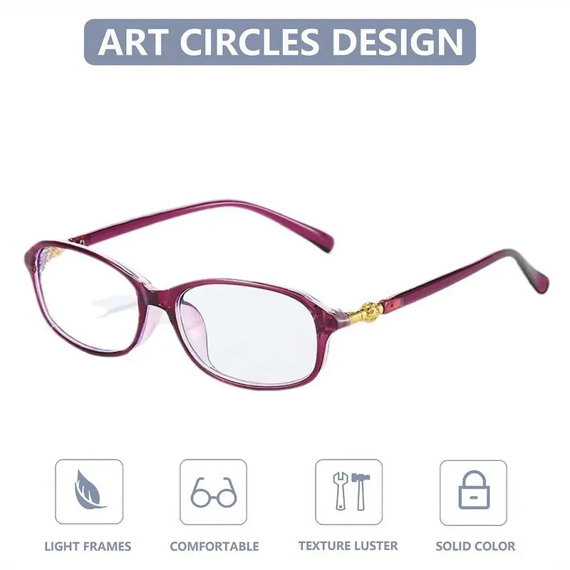 Oval Anti-Blue Light Reading Glasses — view 5