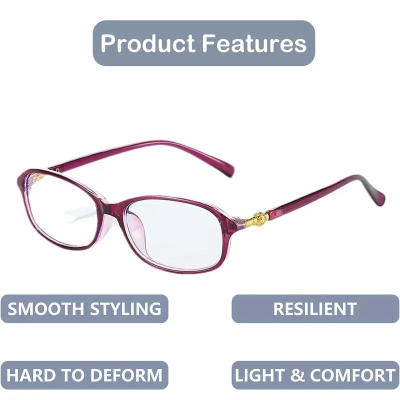 Oval Anti-Blue Light Reading Glasses — view 6