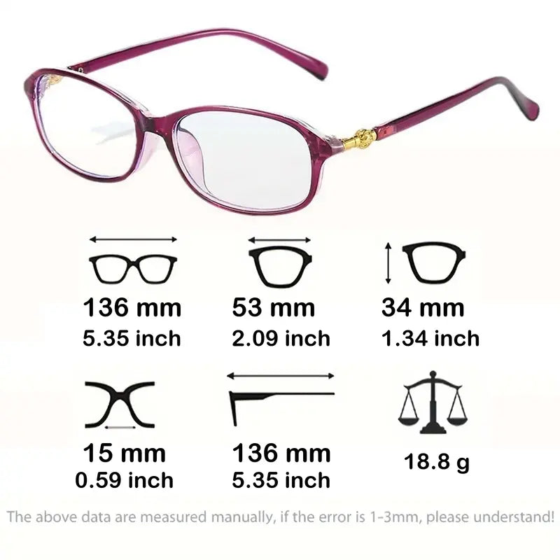 Oval Anti-Blue Light Reading Glasses — view 7