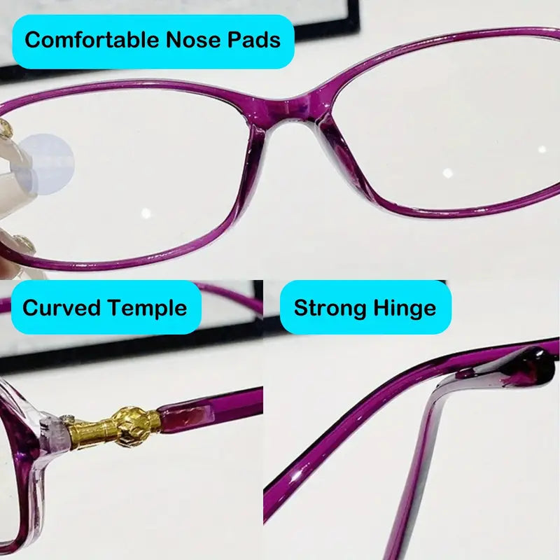 Oval Anti-Blue Light Reading Glasses — view 8