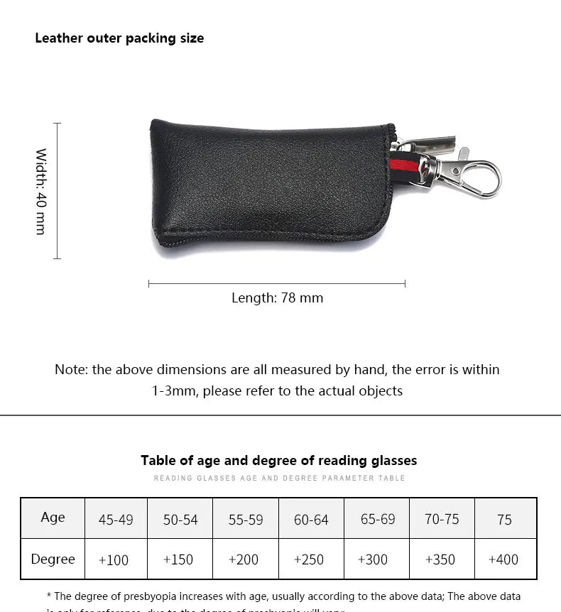 Compact Folding Reading Glasses — view 7