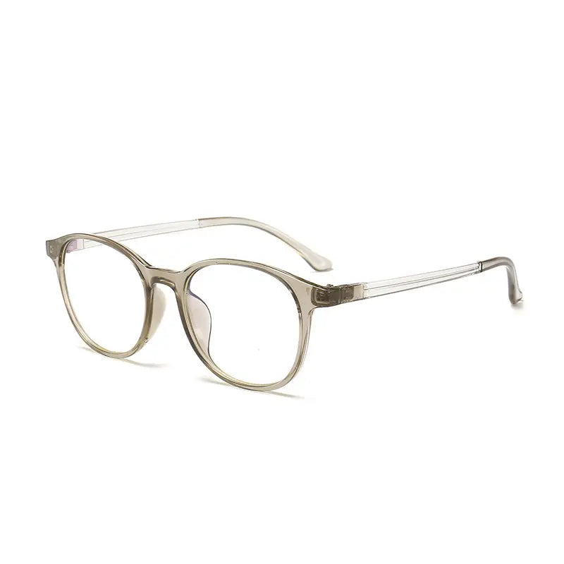 Unisex Round Blue Light Glasses — view 3