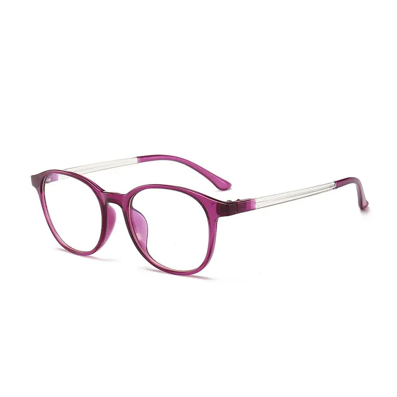 Unisex Round Blue Light Glasses — view 4