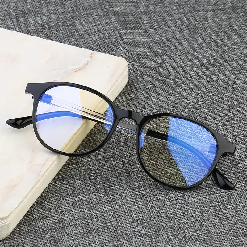 Unisex Round Blue Light Glasses — view 5