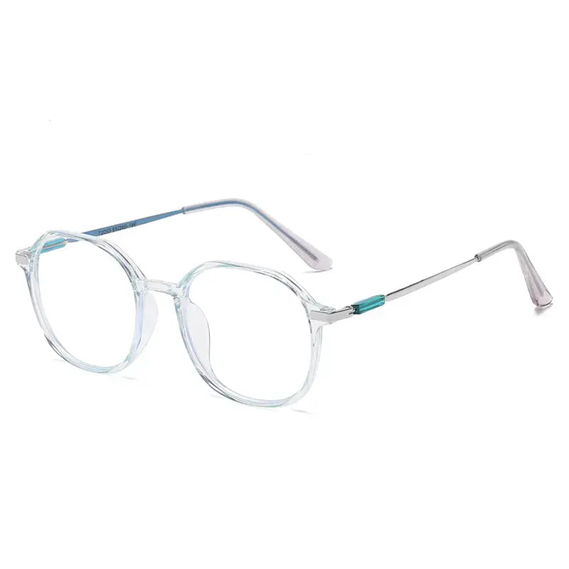 Pink Round Anti-Radiation Glasses — view 1