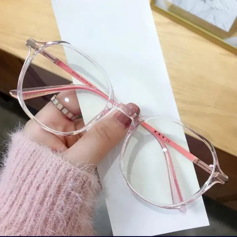 Pink Round Anti-Radiation Glasses — view 5