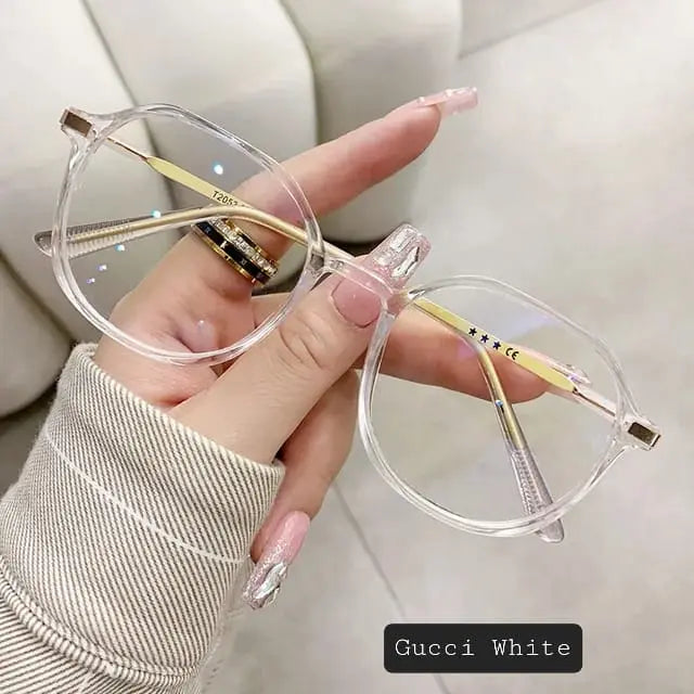 Pink Round Anti-Radiation Glasses — view 6
