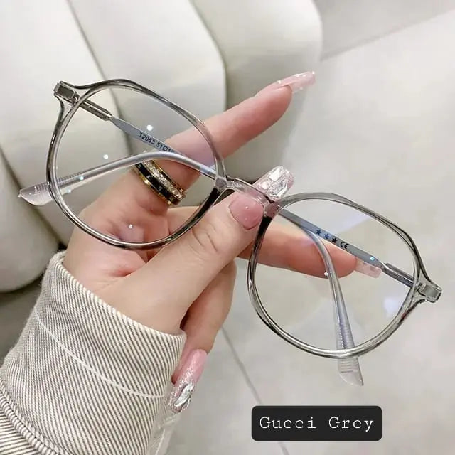 Pink Round Anti-Radiation Glasses — view 7