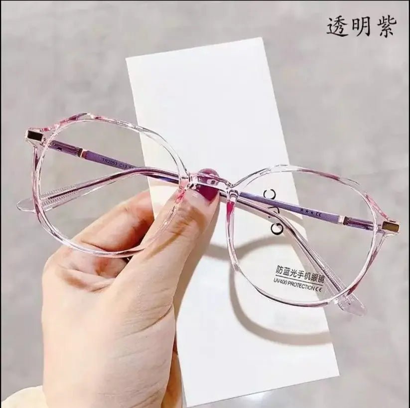 Pink Round Anti-Radiation Glasses — view 9