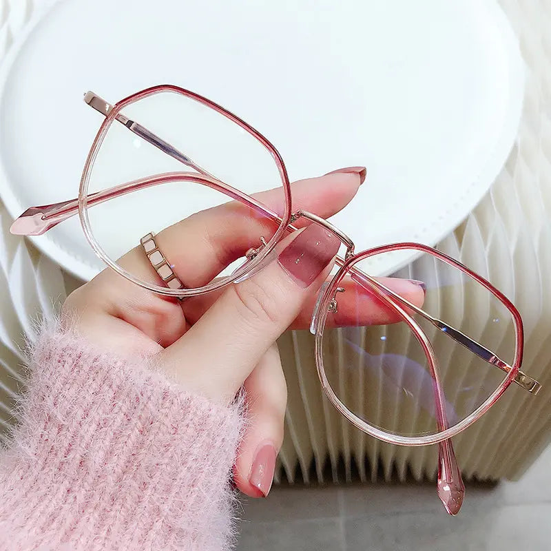 Geometric Metal Anti-Radiation Glasses — view 2