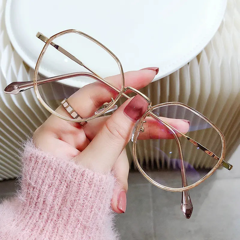 Geometric Metal Anti-Radiation Glasses — view 3