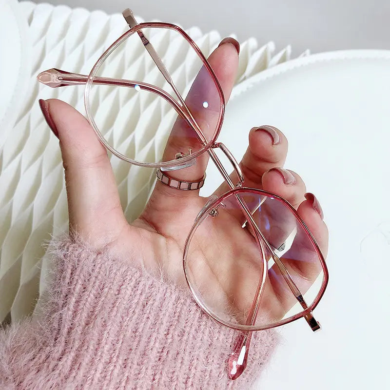 Geometric Metal Anti-Radiation Glasses — view 4