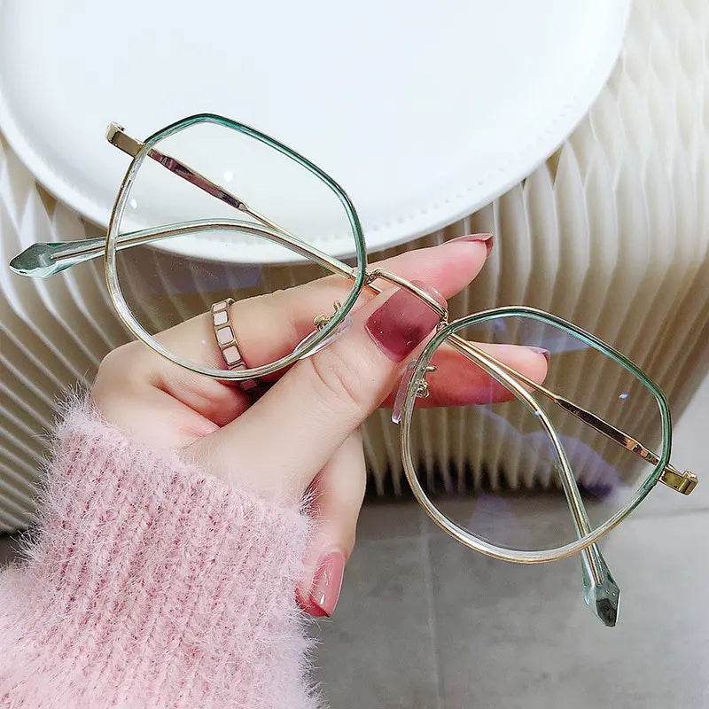 Geometric Metal Anti-Radiation Glasses — view 5