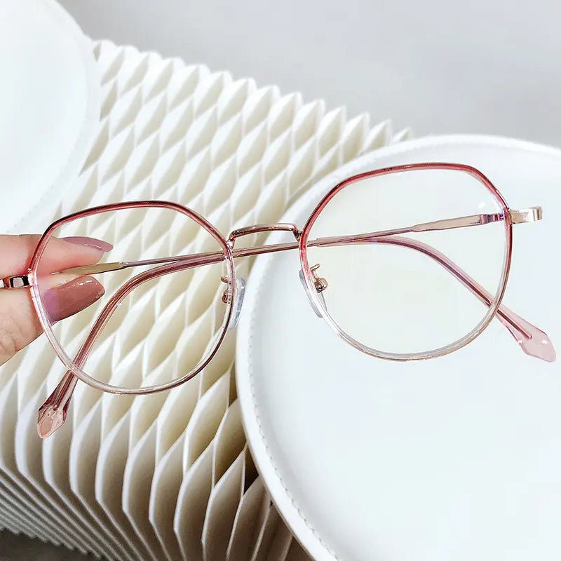Geometric Metal Anti-Radiation Glasses — view 6