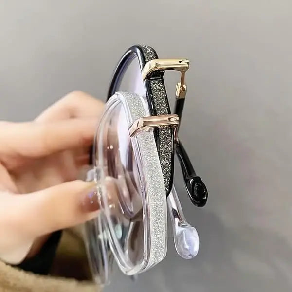 Geometric Metal Anti-Radiation Glasses — view 2