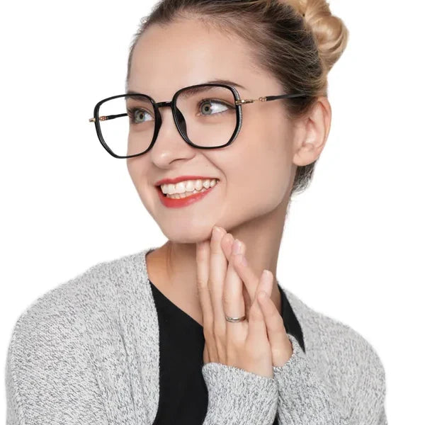 Geometric Metal Anti-Radiation Glasses — view 6