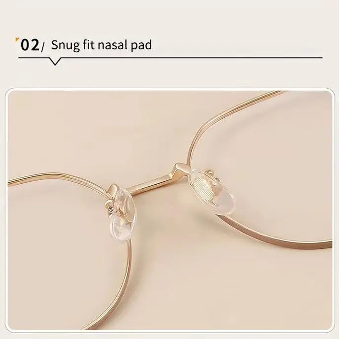 Round Metal Anti-Radiation Glasses — view 3