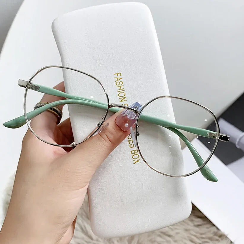 Round Metal Anti-Radiation Glasses — view 7