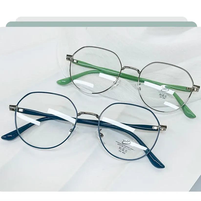 Round Metal Anti-Radiation Glasses — view 9