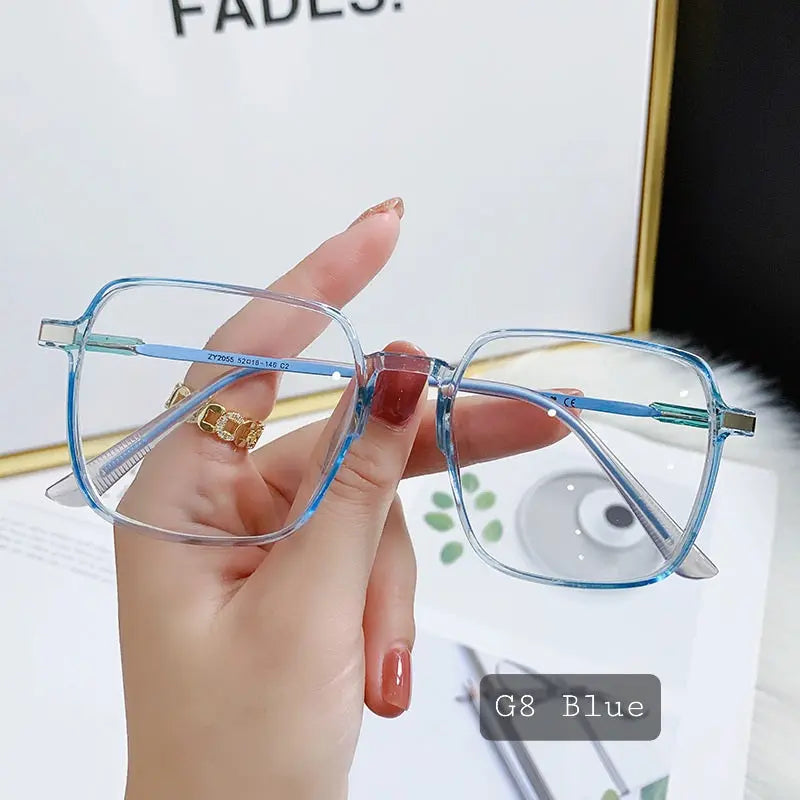 Oversized Square Anti-Radiation Glasses UAE — view 2