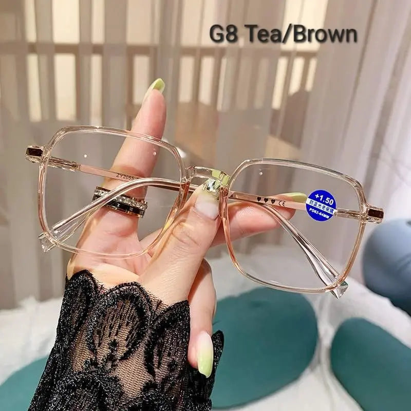 Oversized Square Anti-Radiation Glasses UAE — view 5