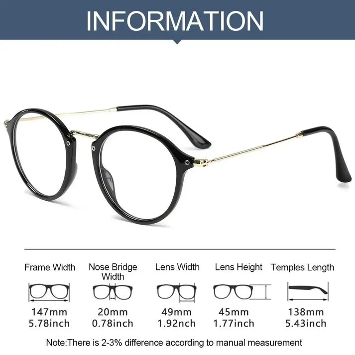 Round Photochromic Glasses UAE — view 3