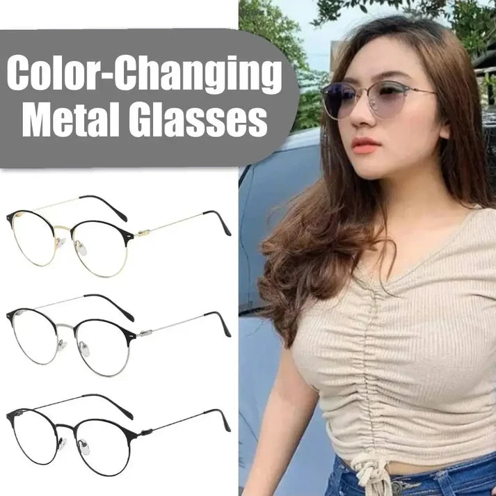 Round Photochromic Glasses UAE — view 2