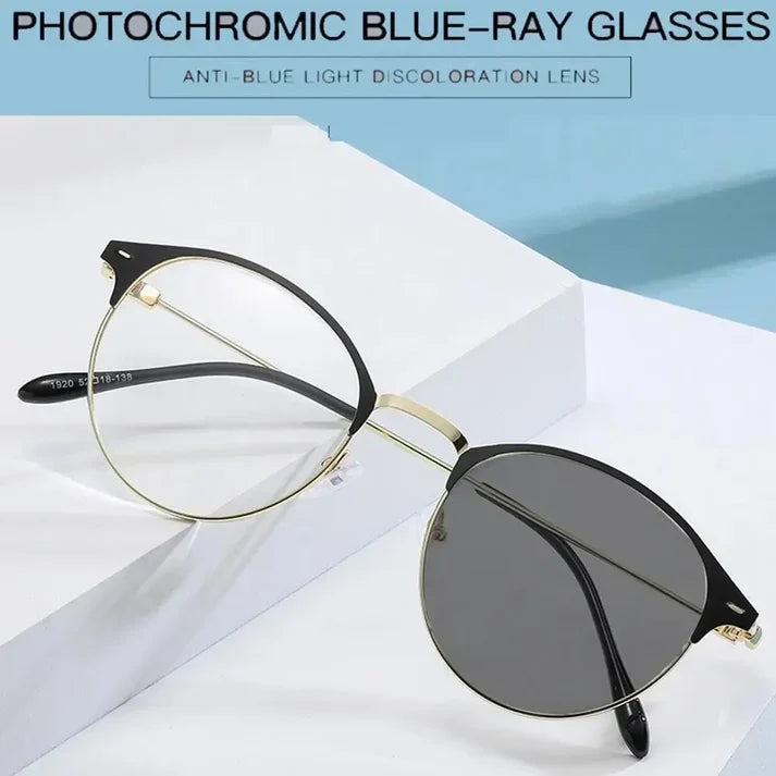 Round Photochromic Glasses UAE — view 3