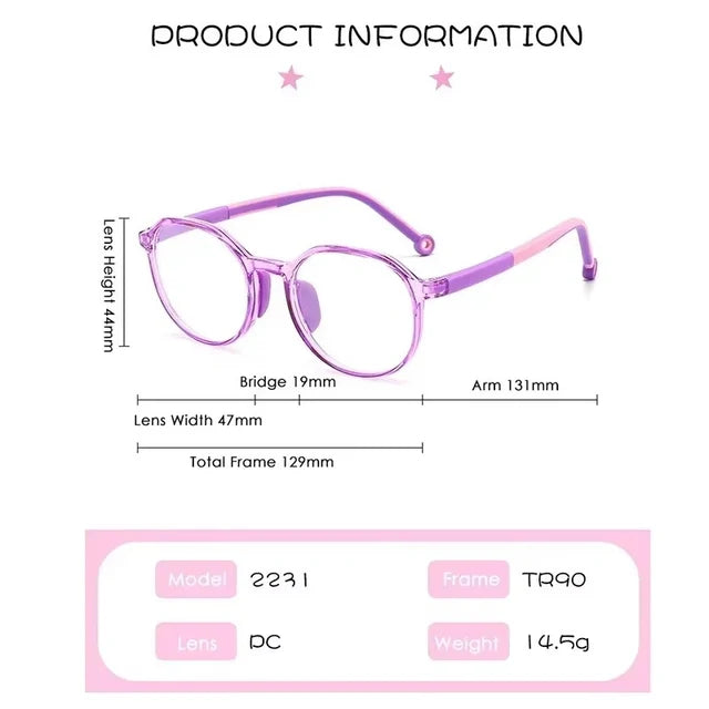 Kids Anti-Radiation Glasses – Flexible Blue Light Eyewear — view 7