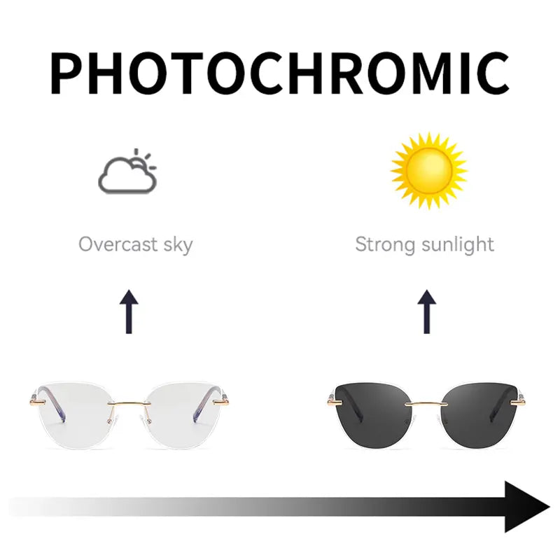 Cat Frameless Photochromic Glasses — supplier detail view 5