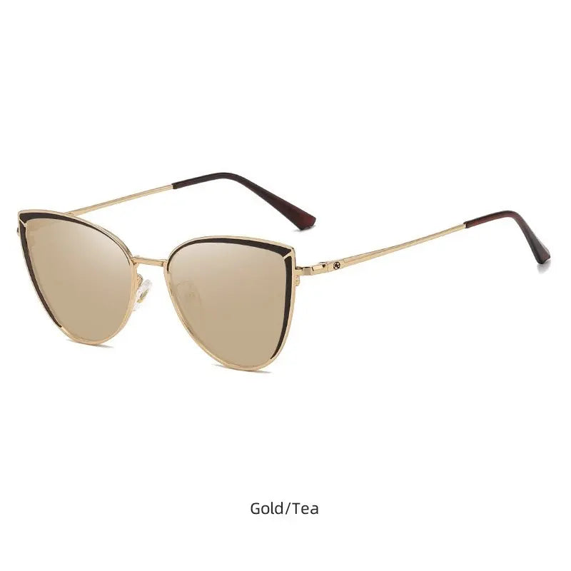 Cat Metallic Cat-Eye Photochromic Glasses — Gold option