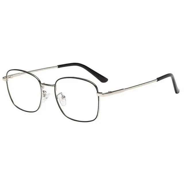 CG2 Metal Square Photochromic Glasses — Silver Black option