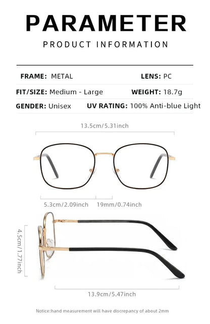 CG2 Metal Square Photochromic Glasses — supplier detail view 11