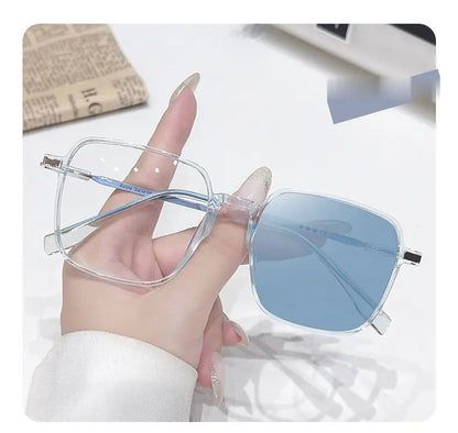 GU8 Square Photochromic Glasses — Blue option