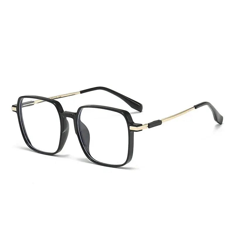 GU8 Square Photochromic Glasses — Black frame detail