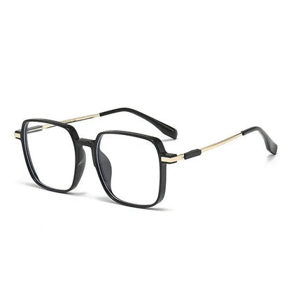 GU8 Square Photochromic Glasses — Black frame detail