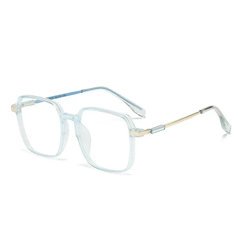 GU8 Square Photochromic Glasses — clear frame detail