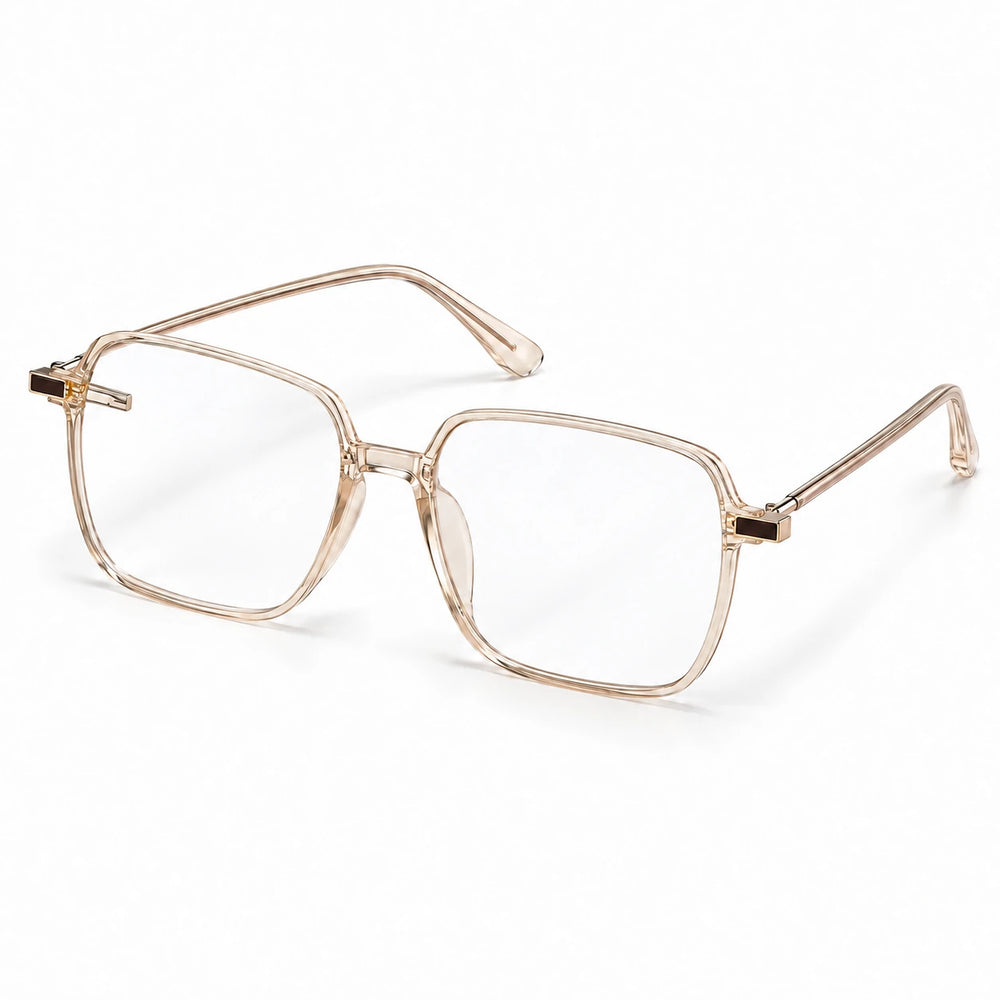 Photochromic eyewear editorial — matching clear lenses