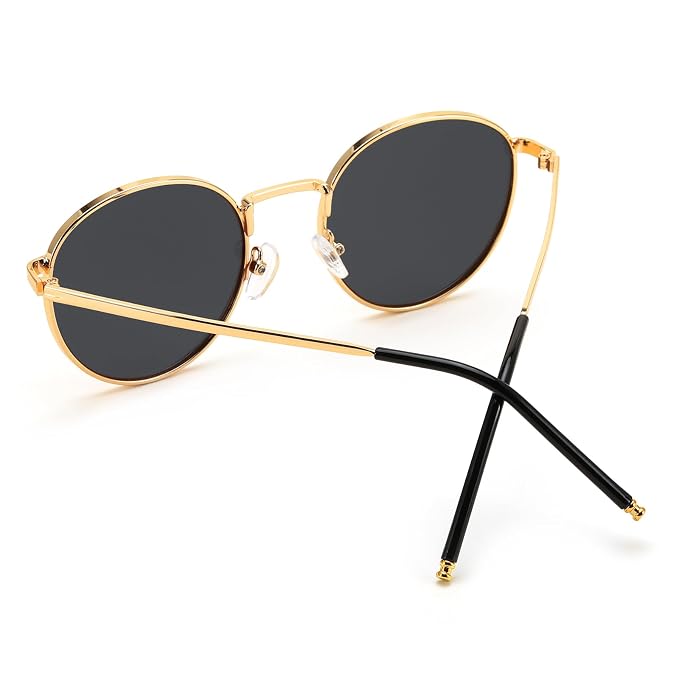 SU1 Gold Round Sunglasses — supplier detail view 2