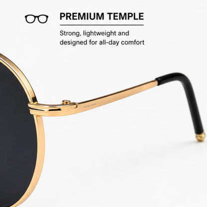 SU1 Gold Round Sunglasses — supplier detail view 8